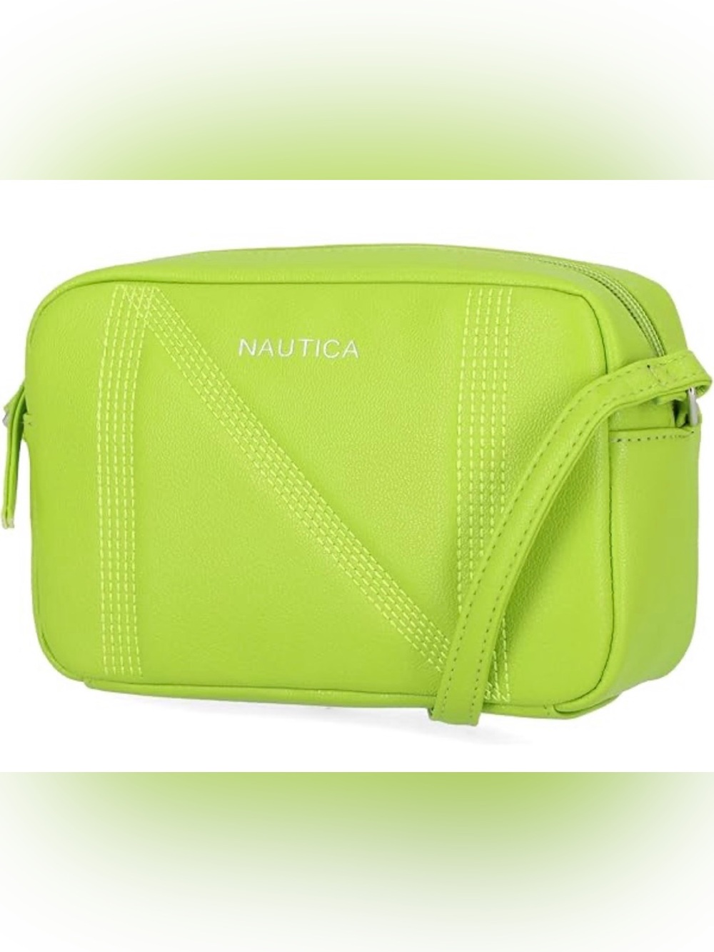 Nautica Bright Lime aka Chartreuse Green Crossbody Bag